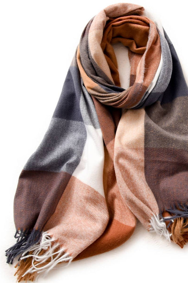 Colorblock Scarf Shawl