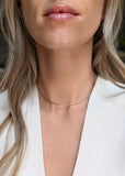 Gold Filled Half Collar Necklace