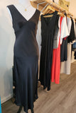 Black Satin Dress