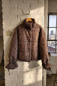 Leopard Puffer Jacket