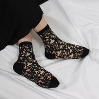 Women's Sheer Lace Socks