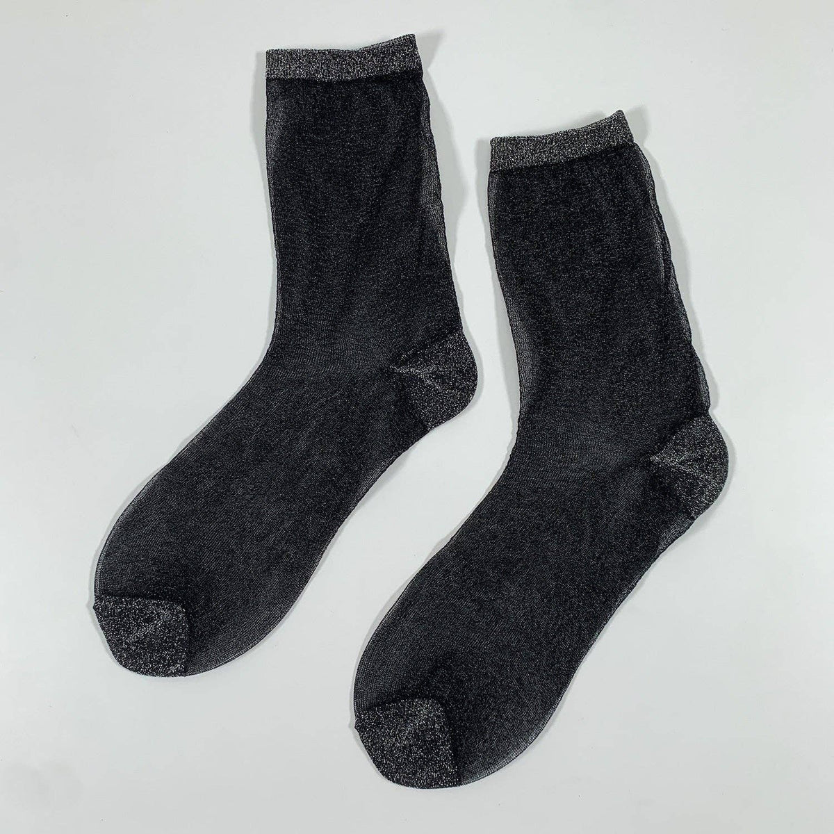 Sheer Glitter Socks