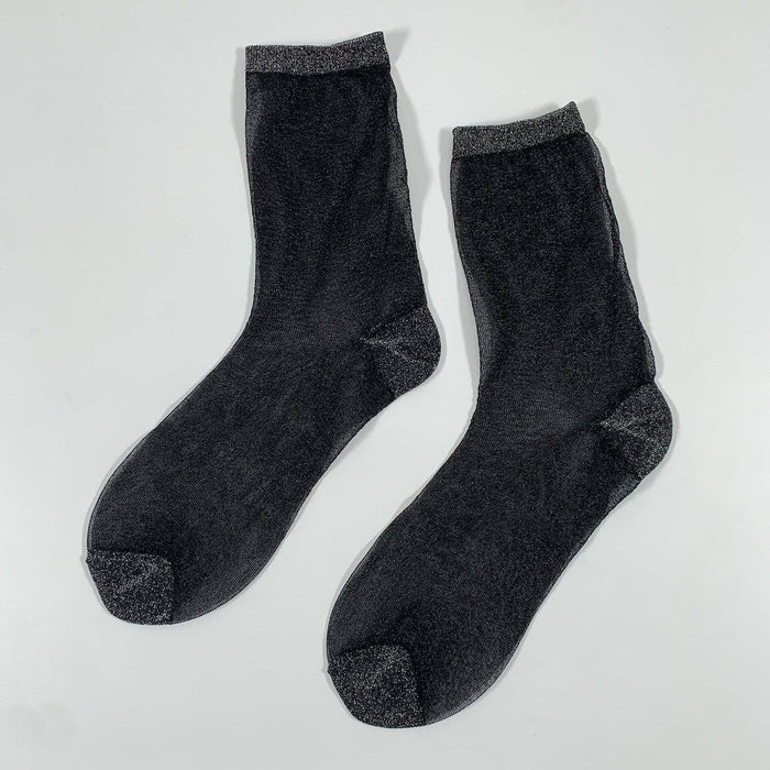 Sheer Glitter Socks