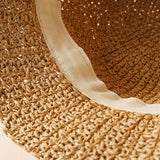 Straw Bucket Hat
