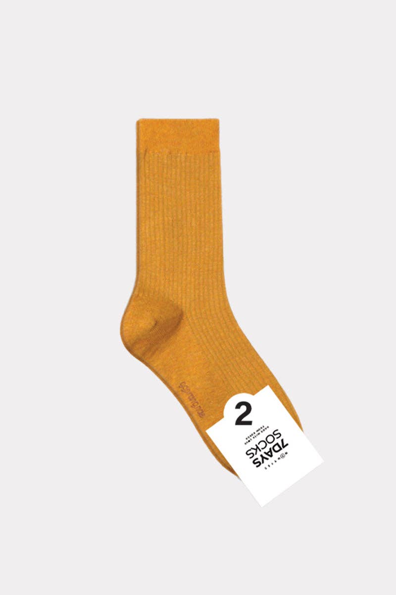 Crew High Pleat Socks