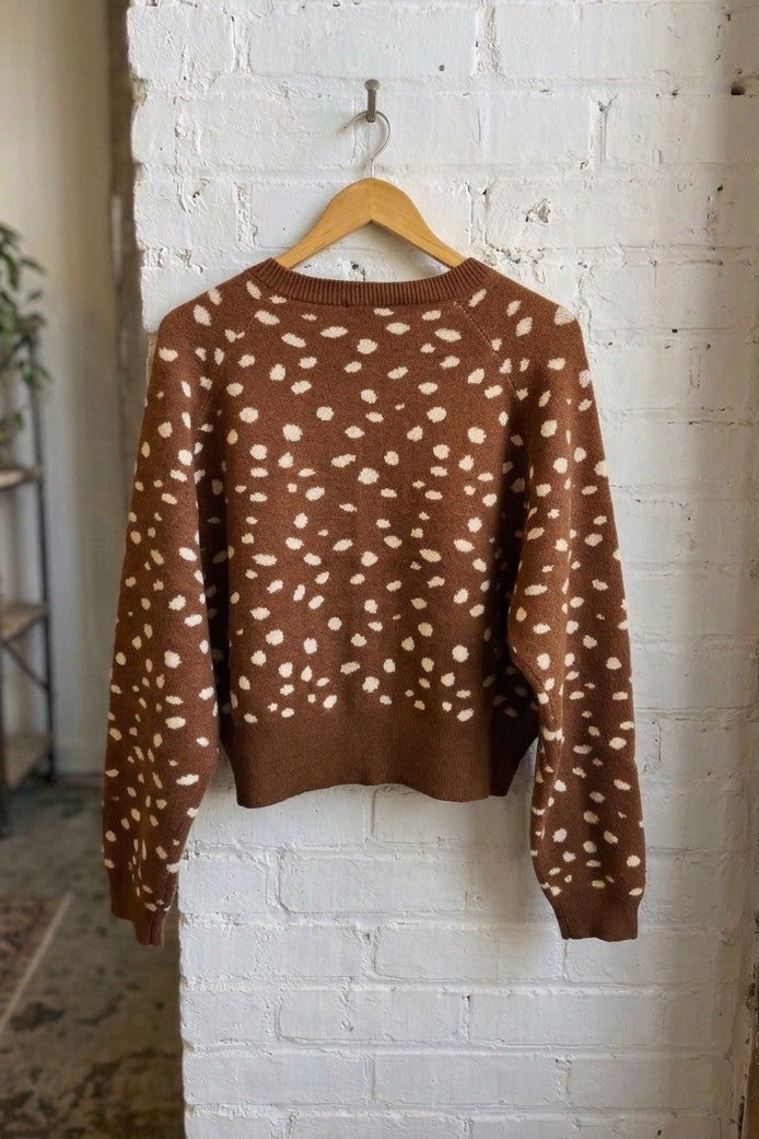 Deer Dot Cardigan