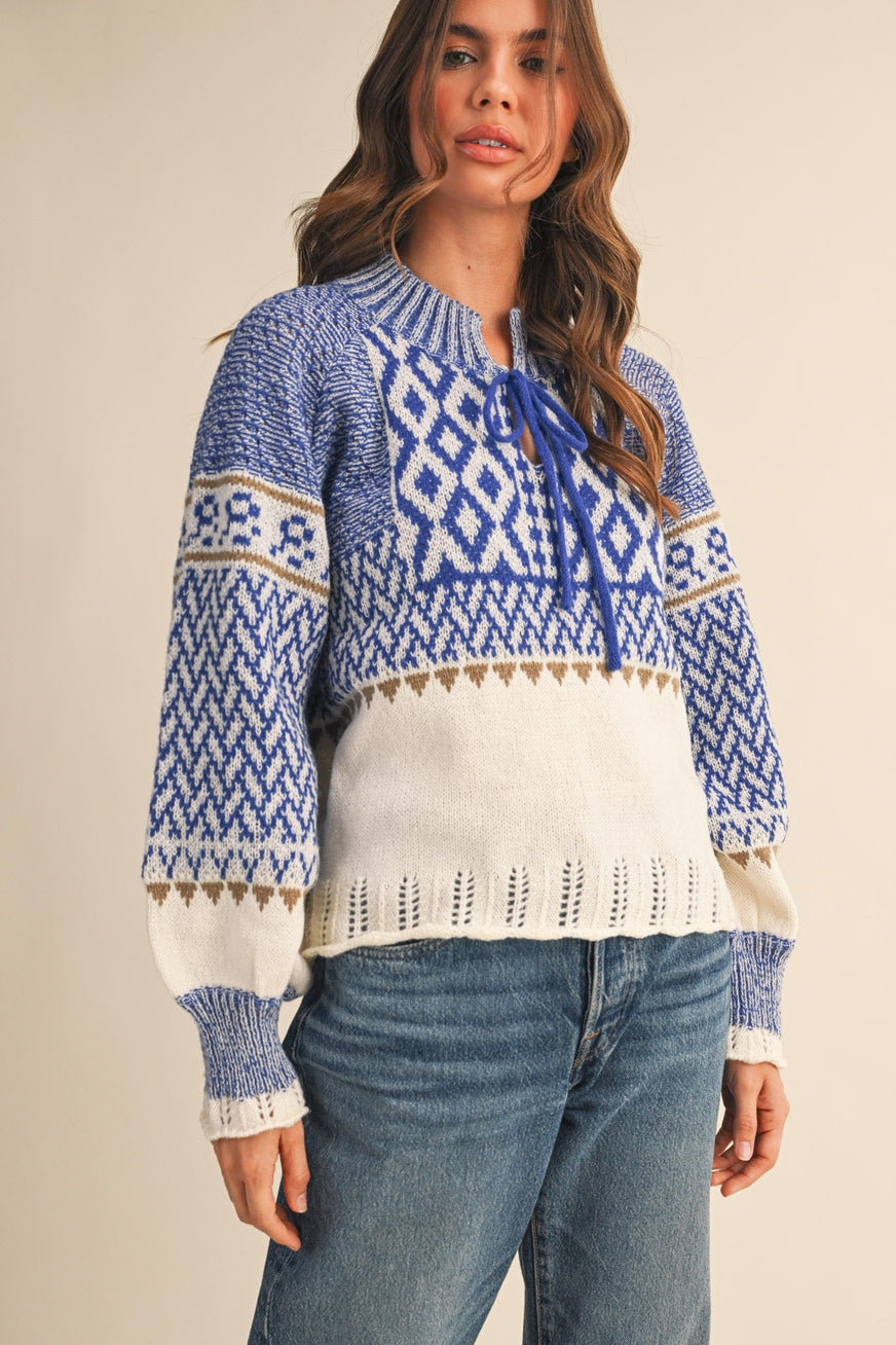 Mora Patterned Sweater