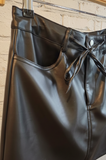 Faux Leather Mini Skirt