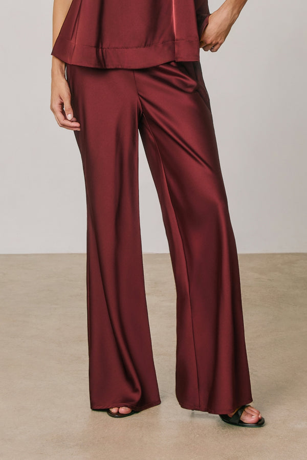 Satin Wide Leg Pant