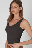 Reversible Lace Crop Top Tank