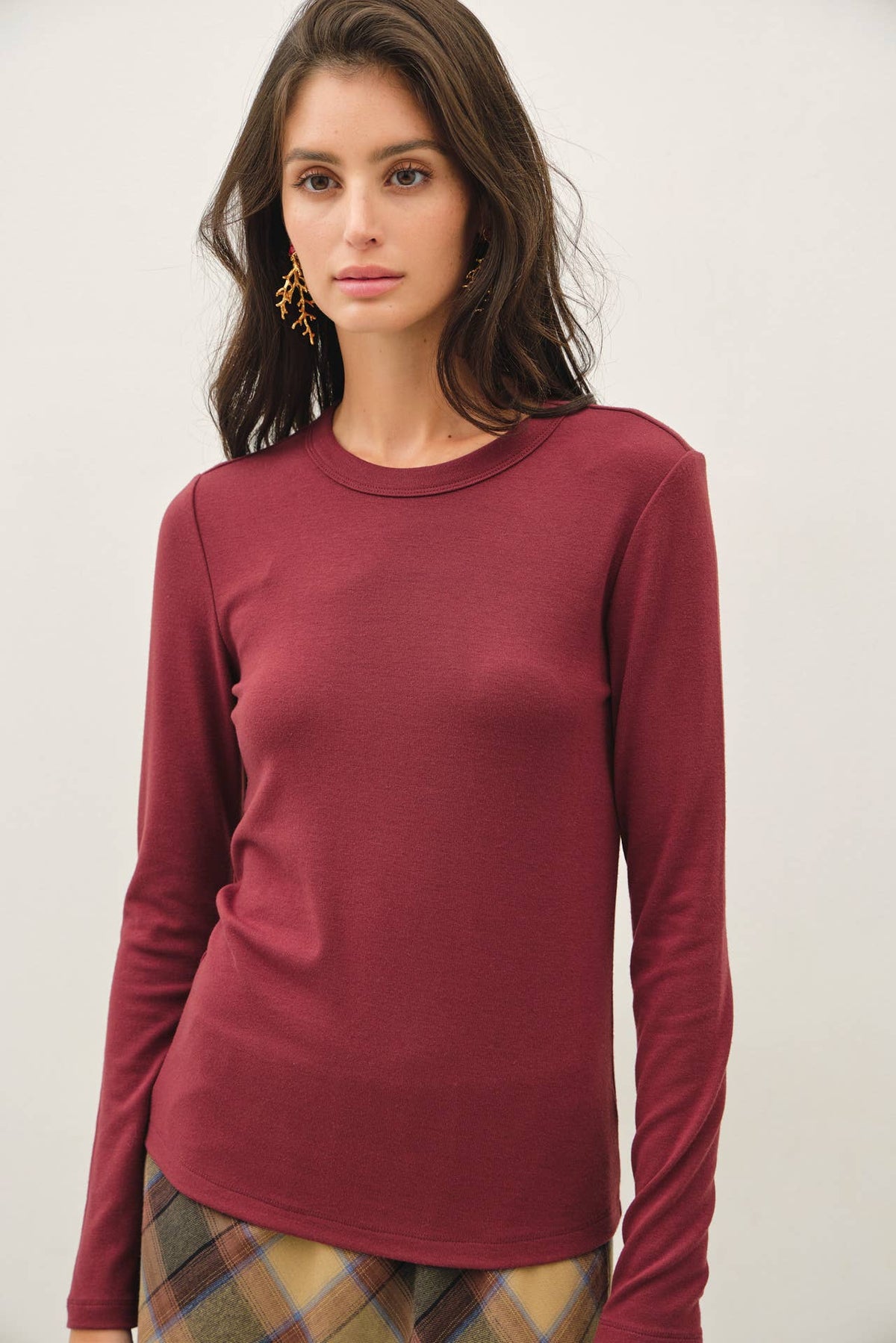 Long Sleeve Round Neck Tee