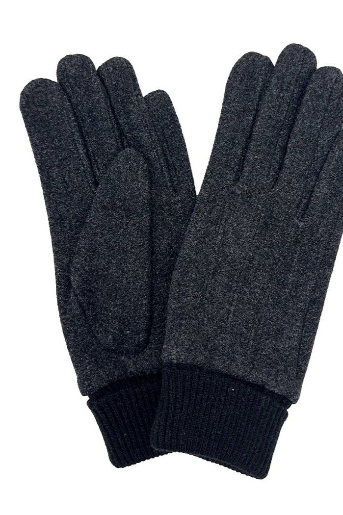 Knit Solid Smart Touch Winter Gloves