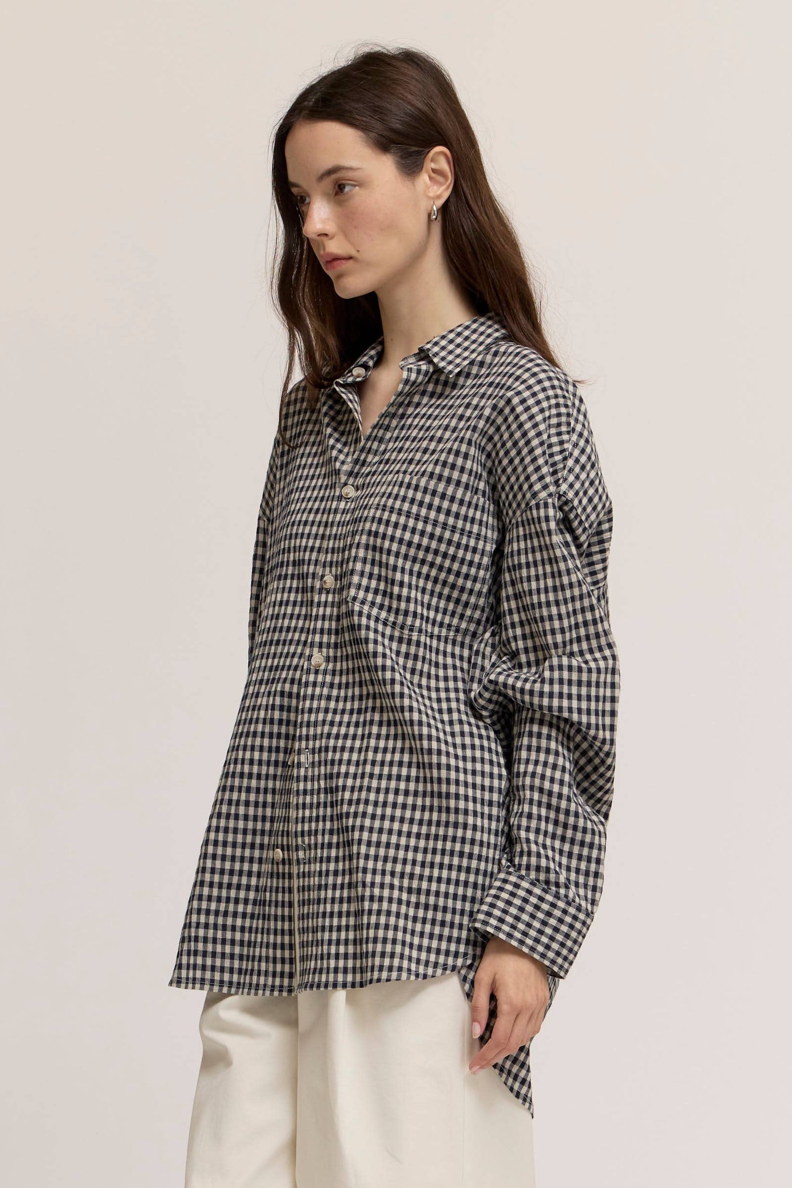 Oversized Gingham Shirt
