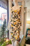 Lemon Midi Wrap Dress