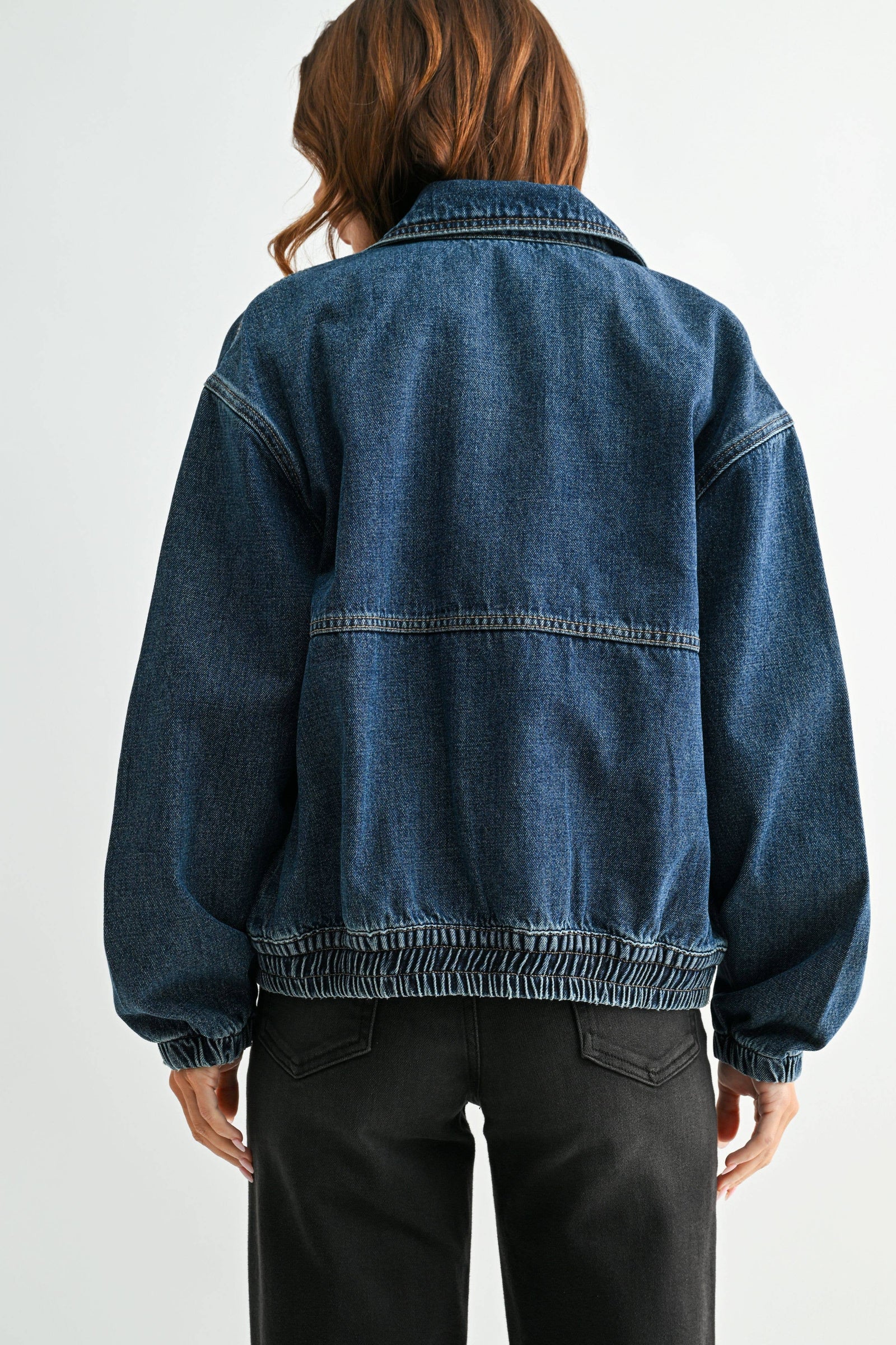 Denim Bomber Jacket