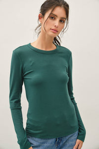 Long Sleeve Round Neck Tee