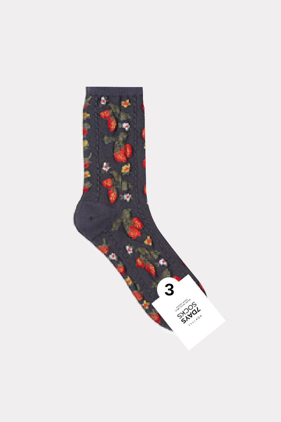Crew Strawberry Socks