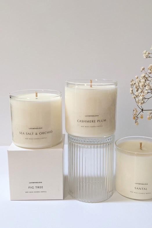 Luxe Natural Stone Candle Refill