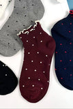 Crew Frill Dot Socks