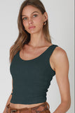 Reversible Lace Crop Top Tank