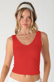 Reversible Lace Crop Top Tank