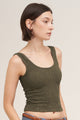 Reversible Lace Crop Top Tank