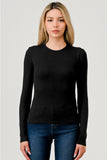 Soft Rib Long Sleeve Crew