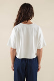 Cropped Luxe Jersey Tee