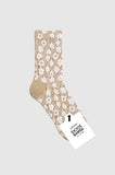 Crew White Flower Socks