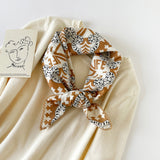 Picot Trim Bandana Scarf