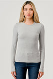 Soft Rib Long Sleeve Crew