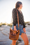 Bianca Handcrafted Leather Crossbody Tote