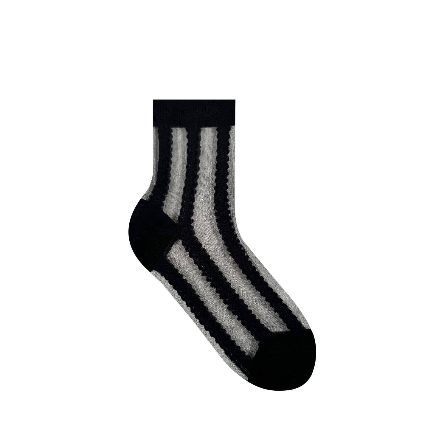 Sheer Stripe Socks