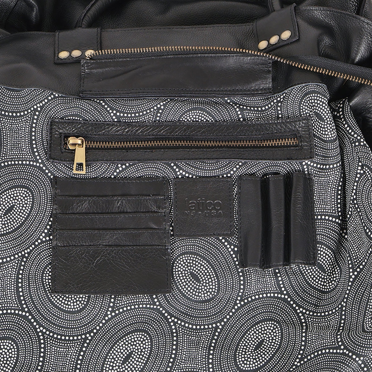 Mare Studded Leather Bag