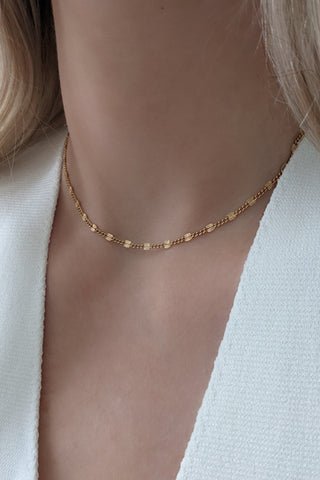 Gold Horn Necklace by Layer the Love