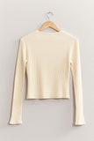 Waffle Knit Long Sleeve Shirt