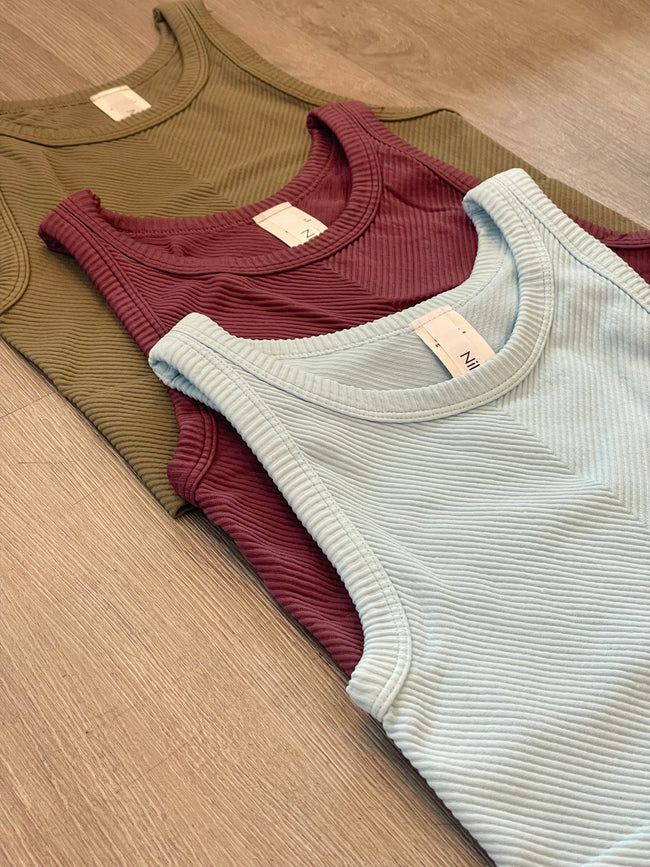 Chevron High Neck Crop Top Brami