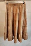 Cotton Gauze Boho Midi Skirt