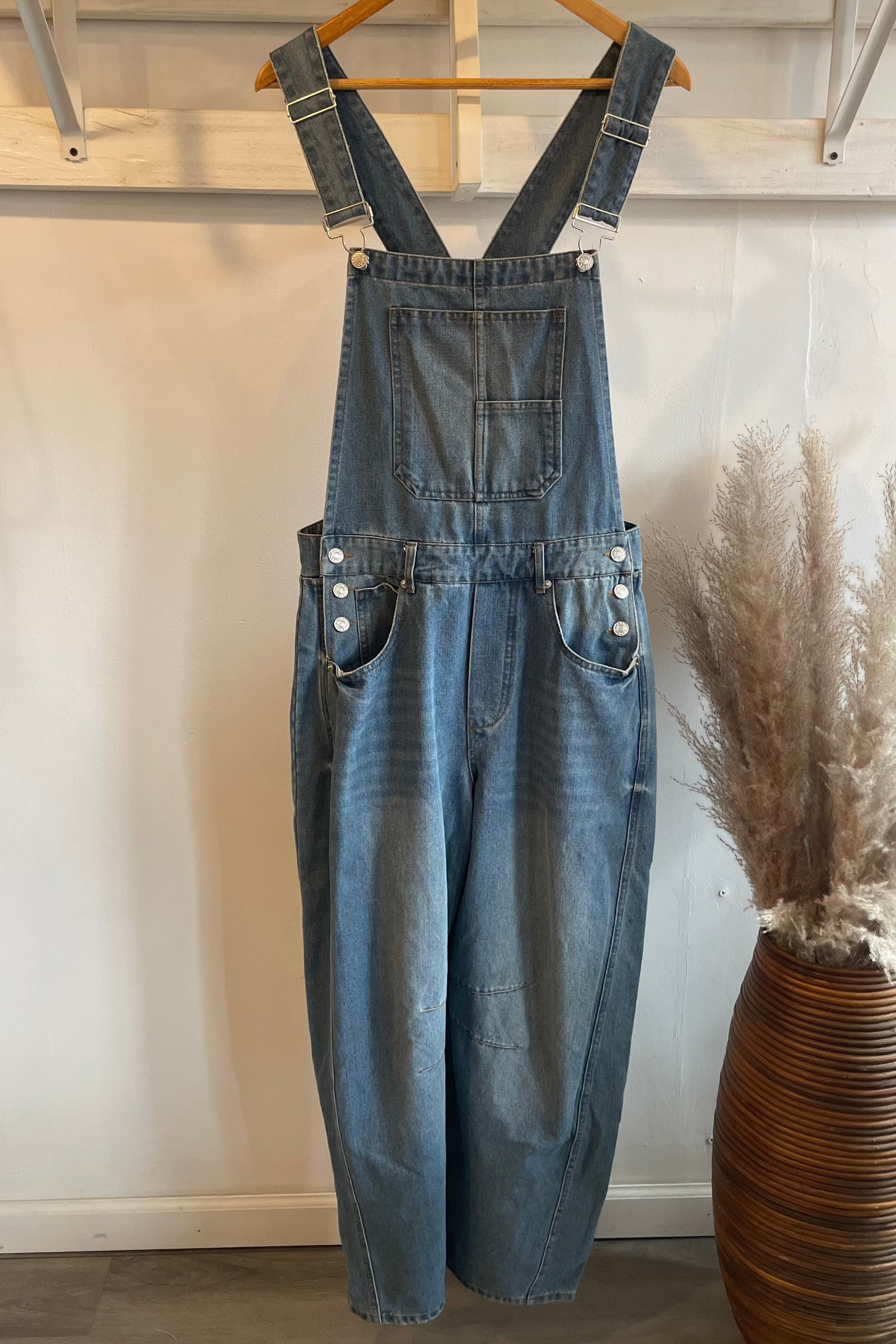 Barrel Leg Overalls