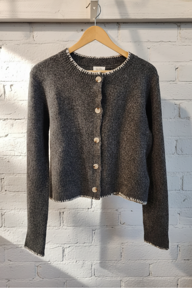 Blanket Stitch Cardigan