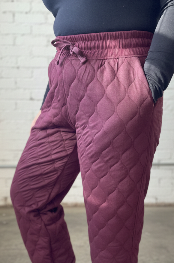 Quilted Jogger Pant
