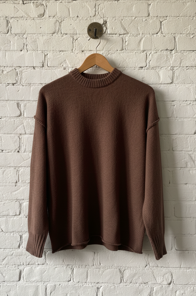 Slouchy Crew Neck Sweater