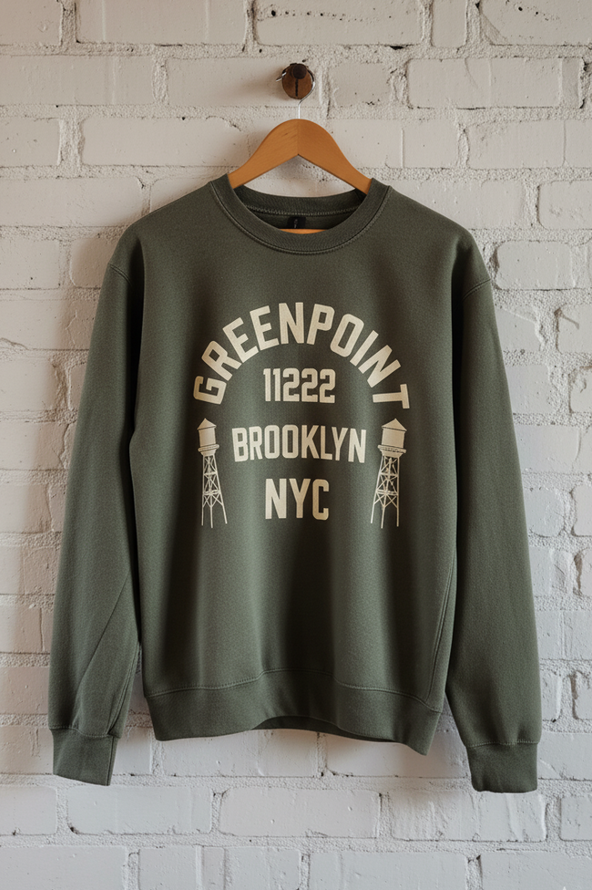 Greenpoint Water Tower Graphic Sweatshirt