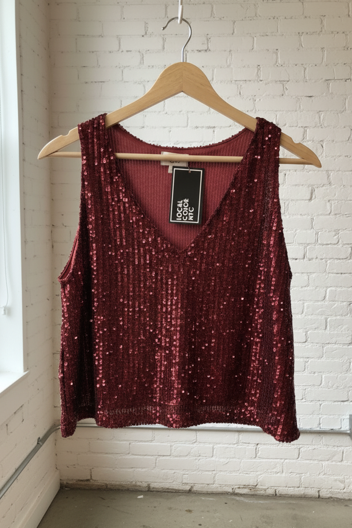 Sequin Tank