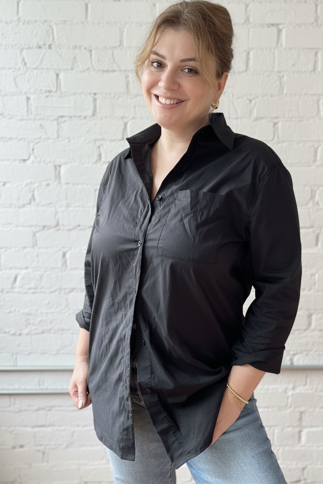 Oversized Poplin Shirt