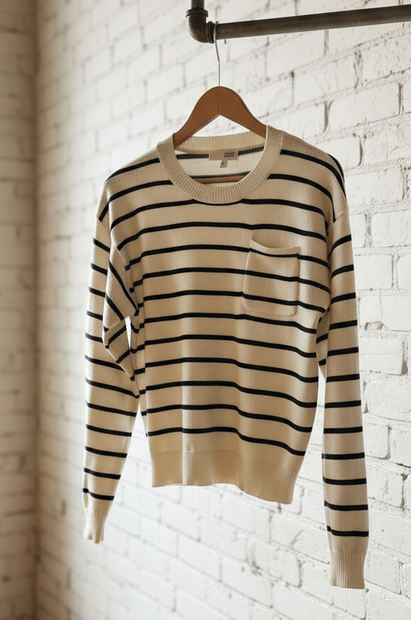 Green Stripe Sweater