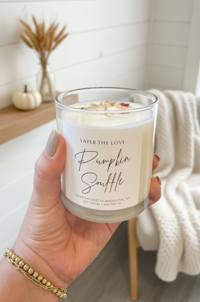 Soy Candle - 8 oz Glass Jar