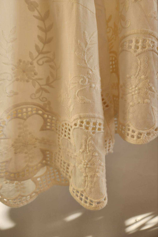 Boho Tied Lace Blouse