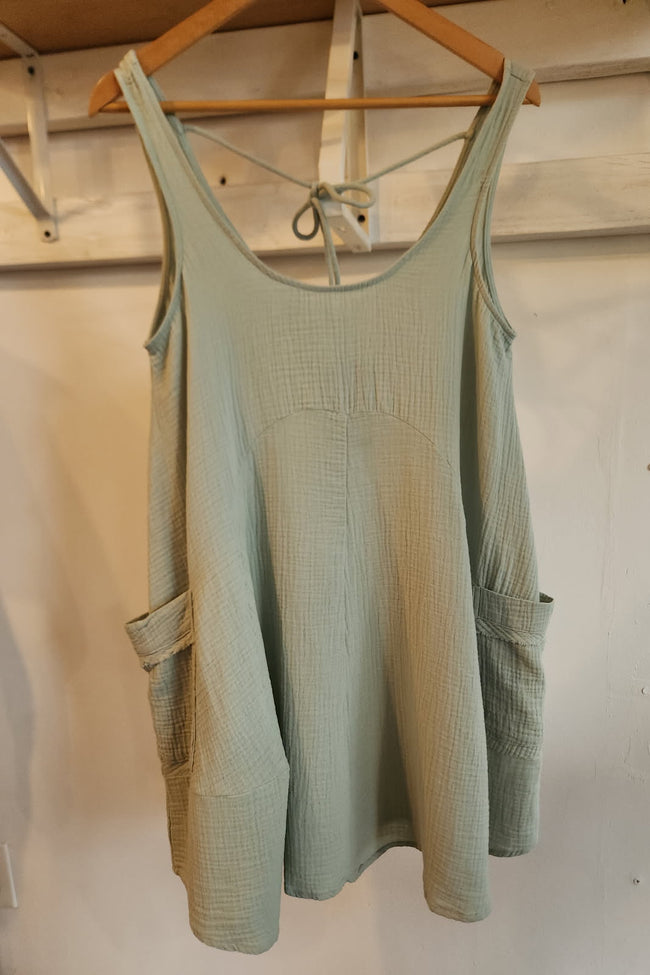 Cotton Gauze Swing Dress