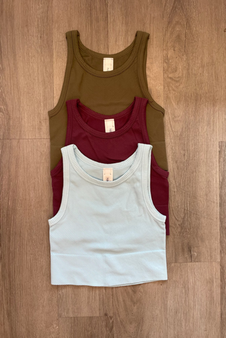 Reversible Crop Top Tank